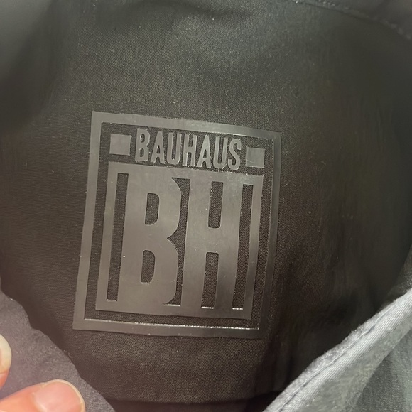 Bauhaus Black Short Sleeve Button Up Casual Shirt Size S - Picture 9 of 13